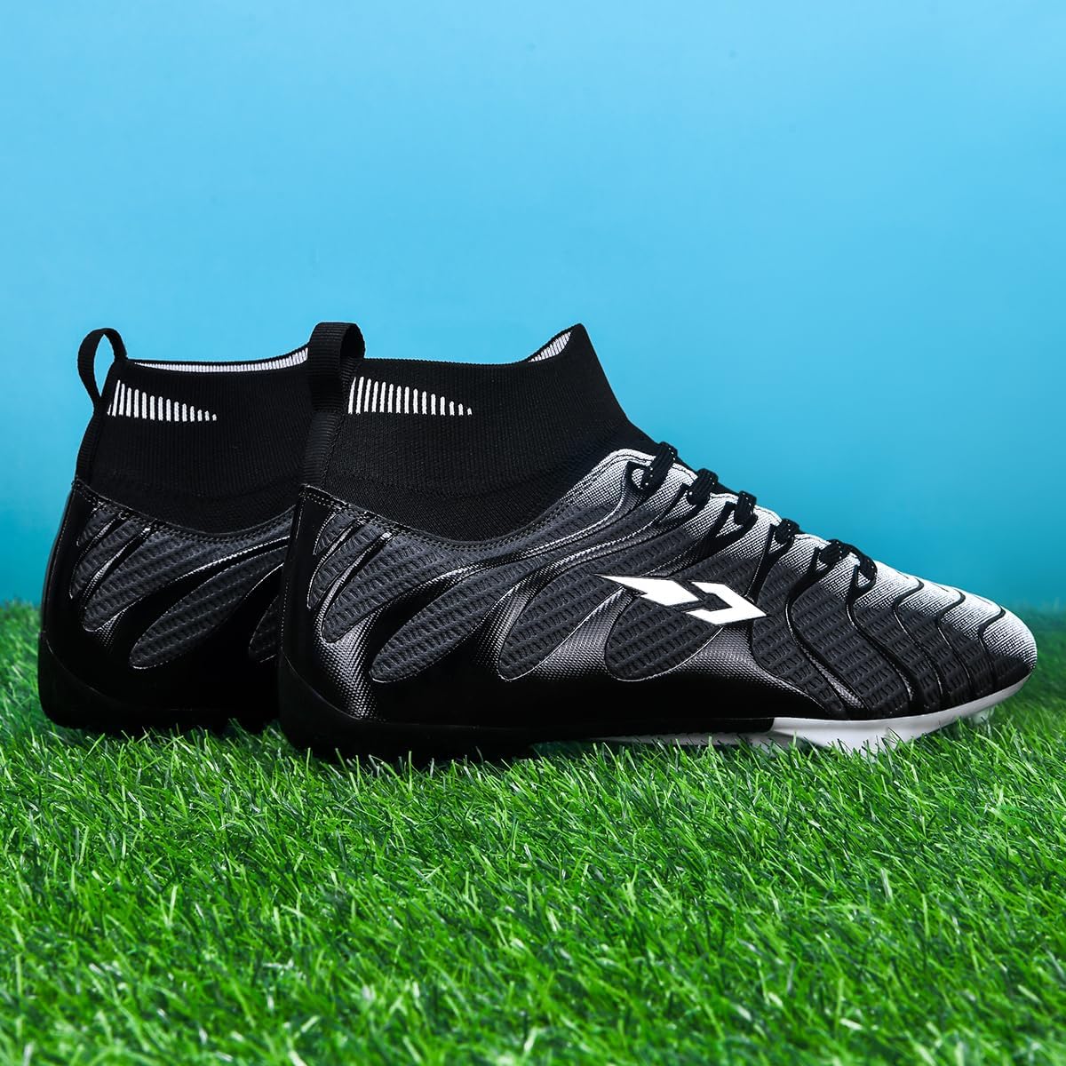 KIUSMETY Soccer Cleats for Mens Womens Indoor Turf Football Shoes Training Sneaker - Image 2