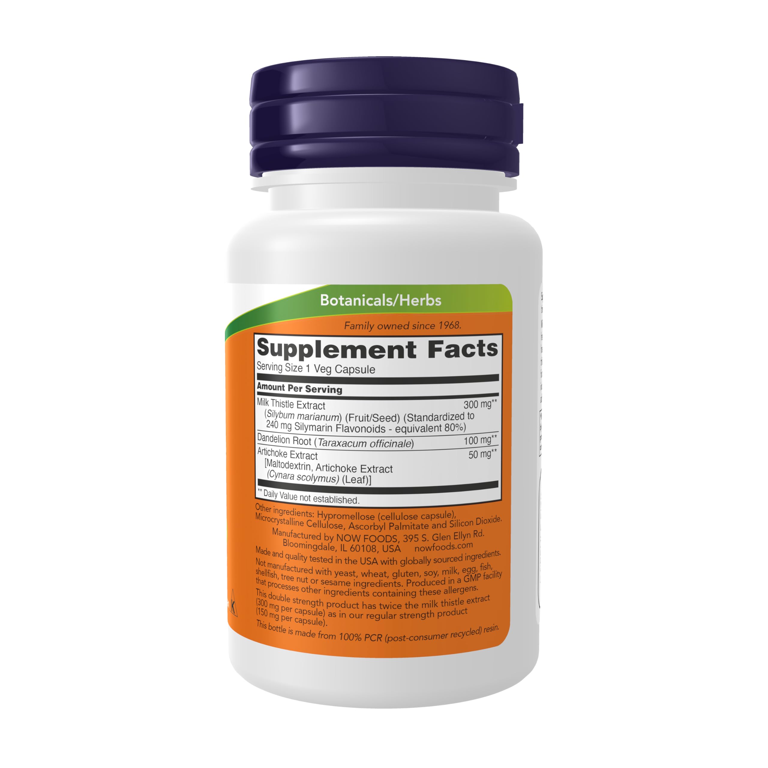 NOW Supplements, Milk Thistle Extract 300 mg Silymarin 240 mg, 50 Veg Caps — Amazon image 2
