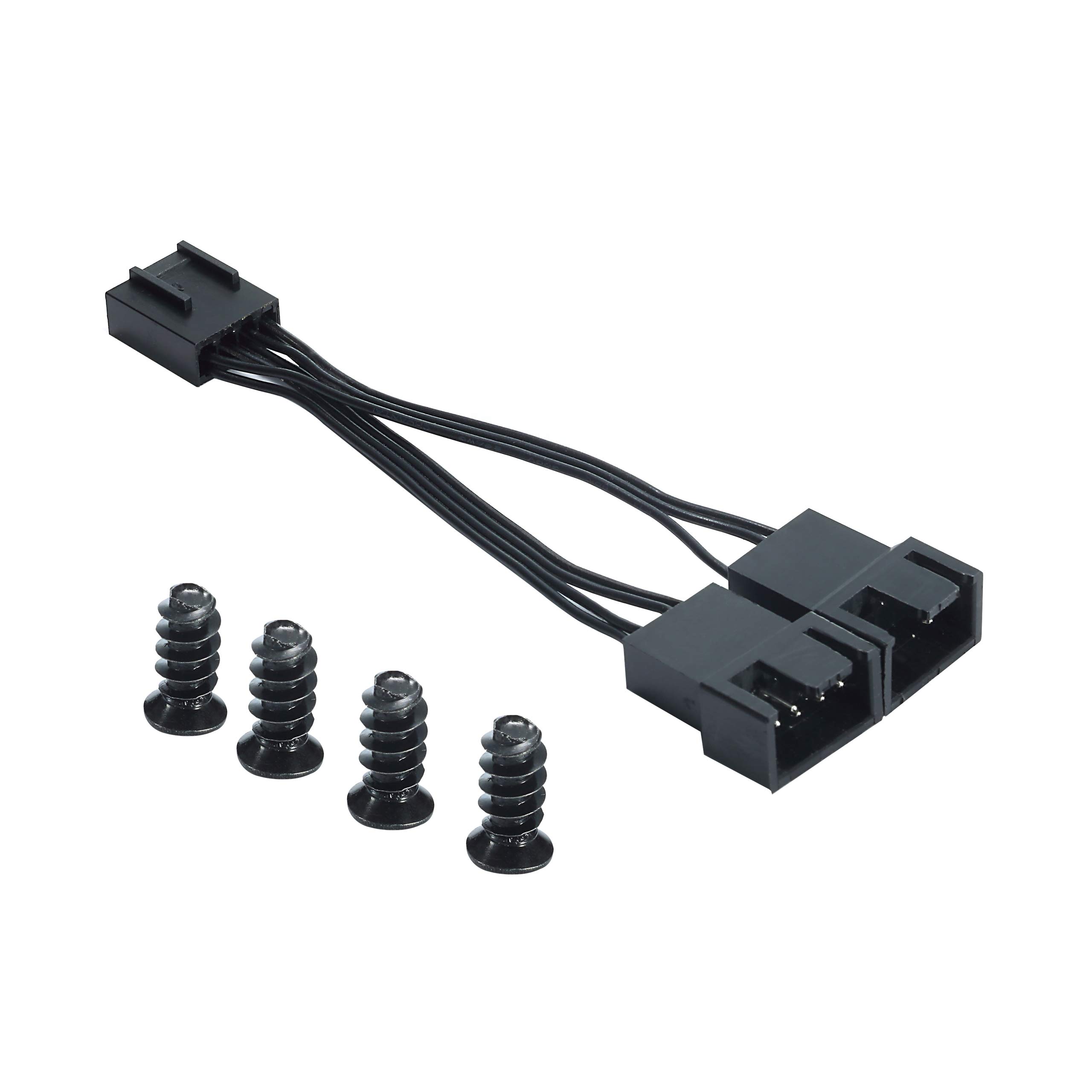 Fractal Design Venturi FD-FAN-VENT-HP12-PWM-WT, Wentylator Komputerowy, Czarny/Biały, 12cm