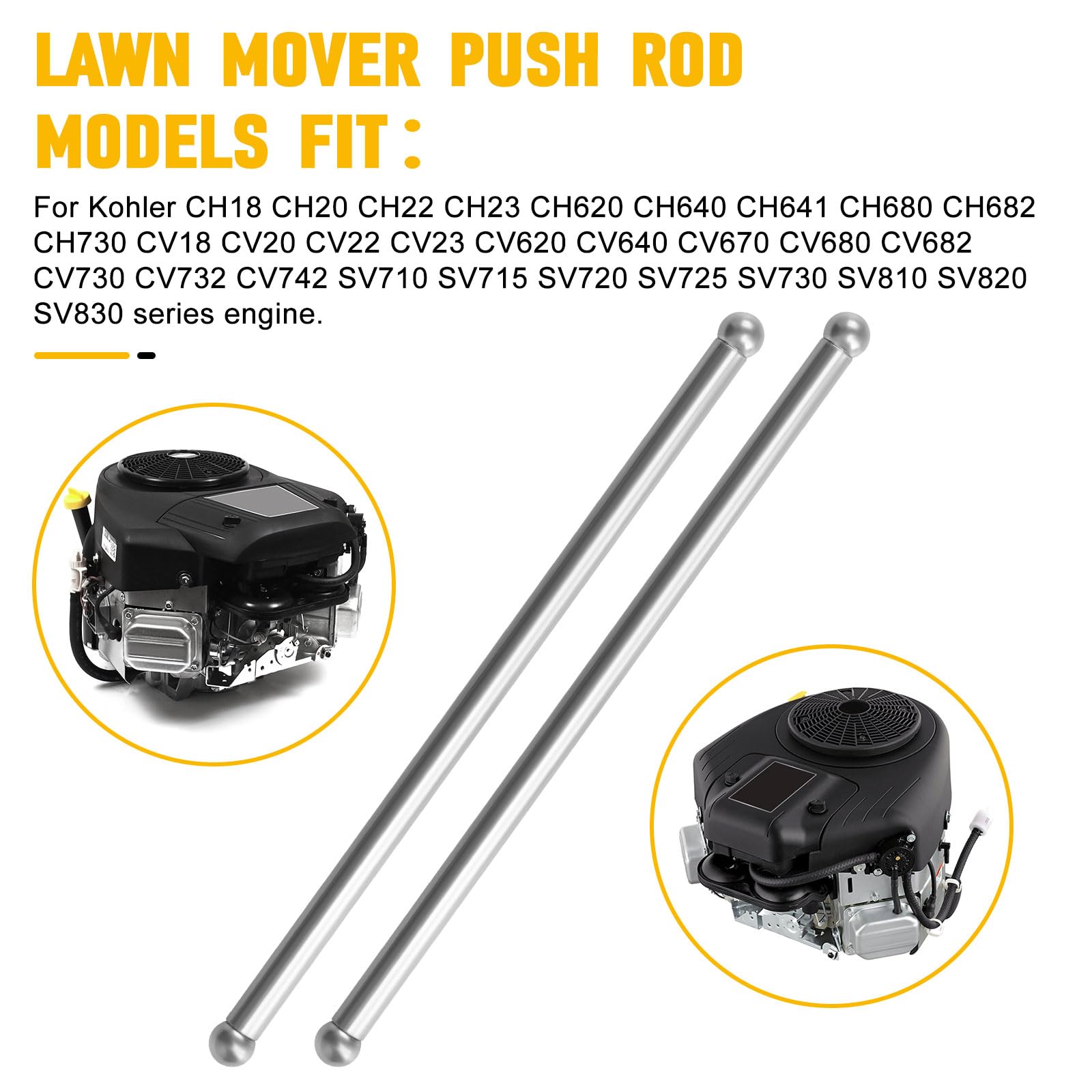 Kohler 4 Pack Genuine 24 411 05 S Push Rod Fits Specific Com - View #10