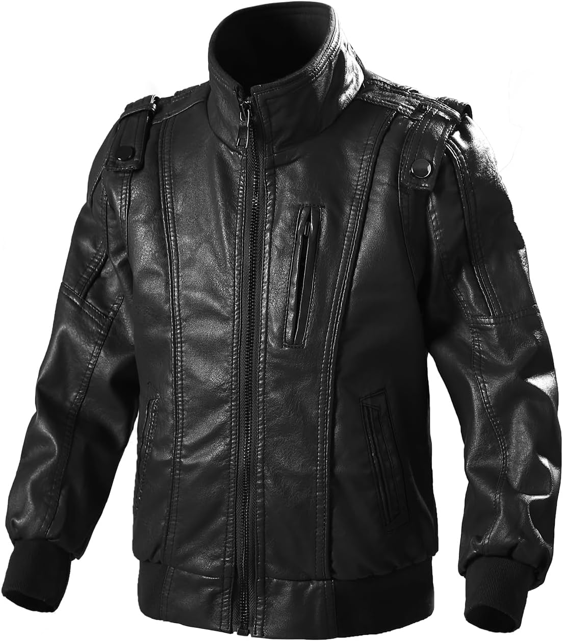 Kids Boy Faux Motorcycle Coats Pu Leather Jackets Girl Teen Winter Biker Clothes Kids Boy Faux Motorcycle Coats Pu Leather Jackets Girl Teen Winter Biker Clothes