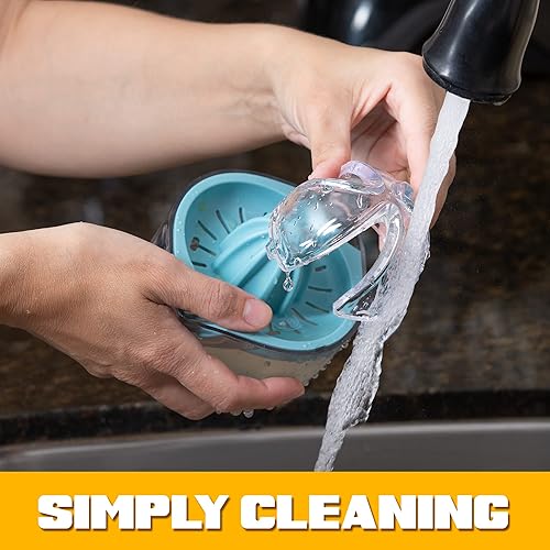 Miniatura 5 de Better Houseware Exprimidor manual de frutas y limón, naranja y lima, exprimidor de frutas, antideslizante y fácil de usar, de alta calidad, apto