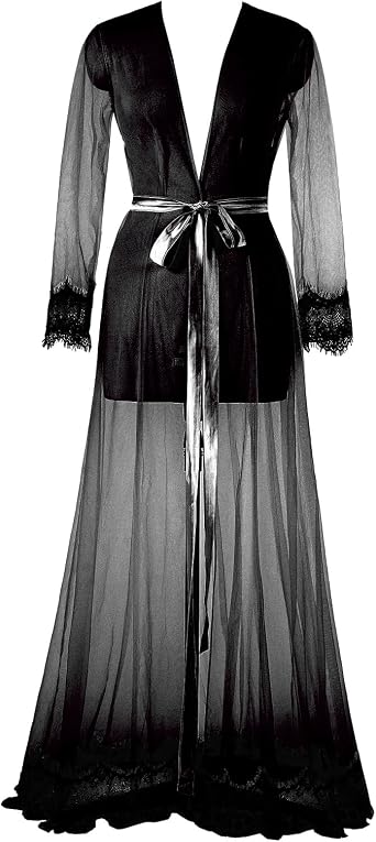 Womens tulle lace robe maternity robe for photoshoot bathrobe for women
