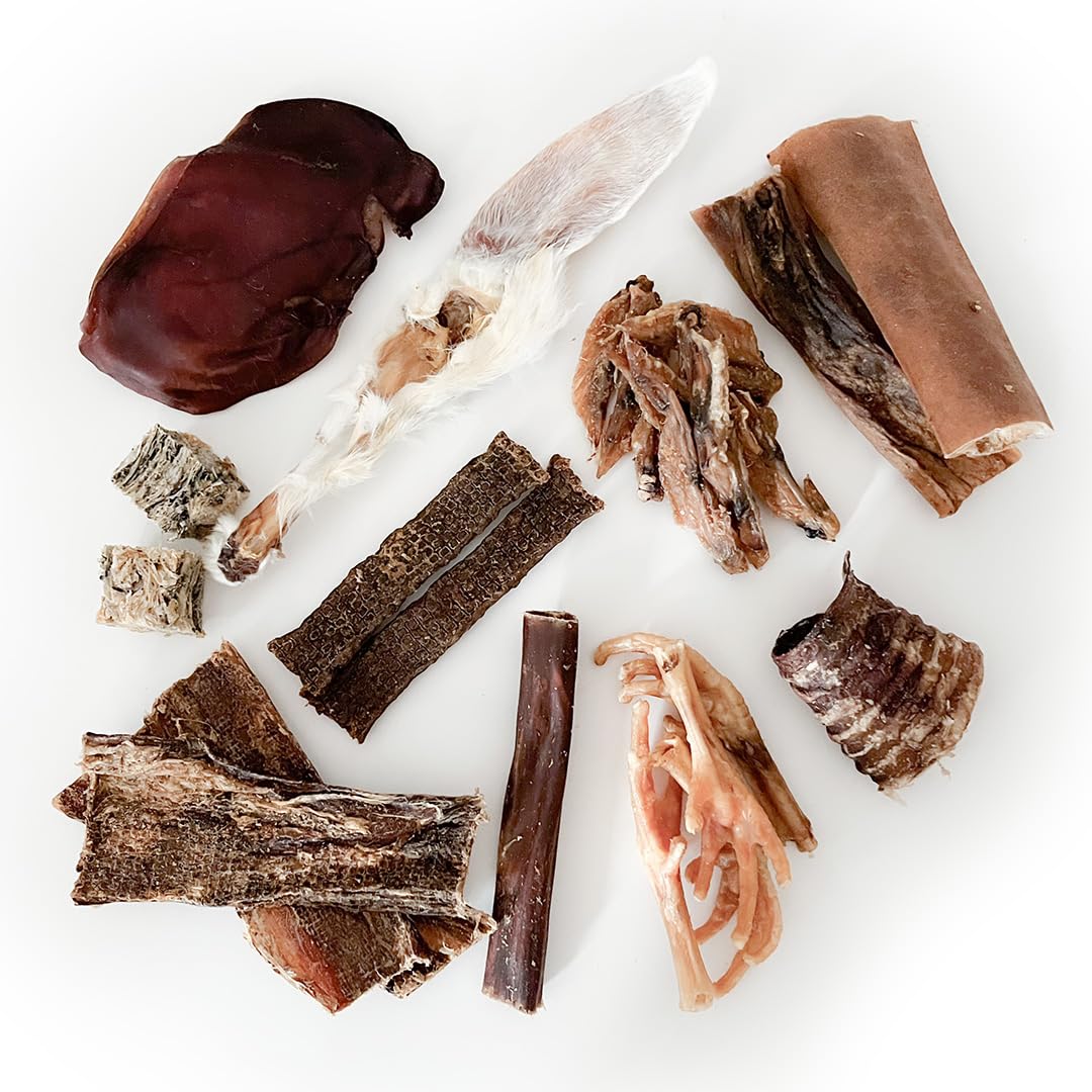 Boodles 100% Natural Dog and puppy Treat & Chew Box | Healthy Raw Dog Treats | Grain, Gluten & Lactose Free