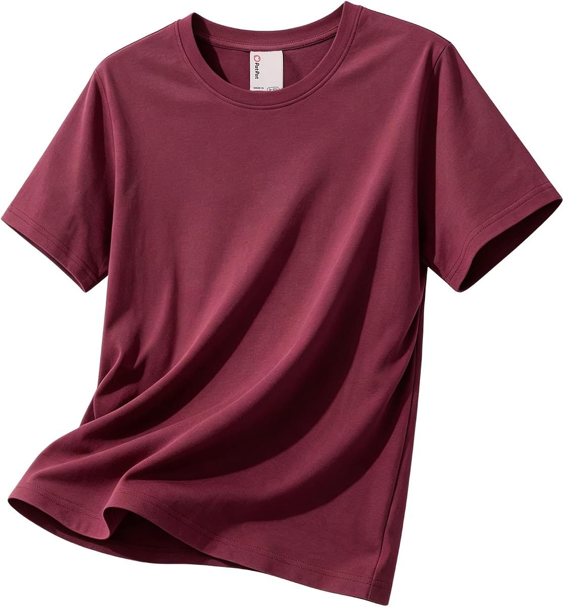 PATPAT Boys Cotton Short Sleeve T-Shirt Kids Crewneck Tops Plain Basic Tees | Casual Solid Breathable Cozy Clothes Summer Shirts For Little Big Kids Teen Youth Boy 5-16Y