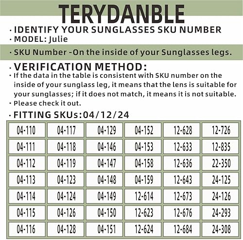 Miniatura 6 de TERYDANBLE Lentes compatiblesde repuesto para Oakley Juliet con 4 colores