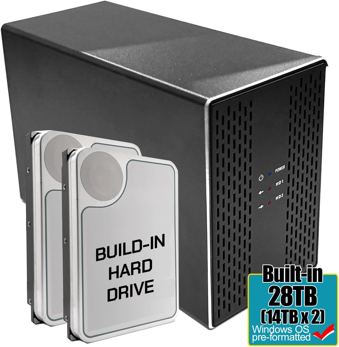 Avolusion PRO-T2 External Hard Drive with internal drives shown