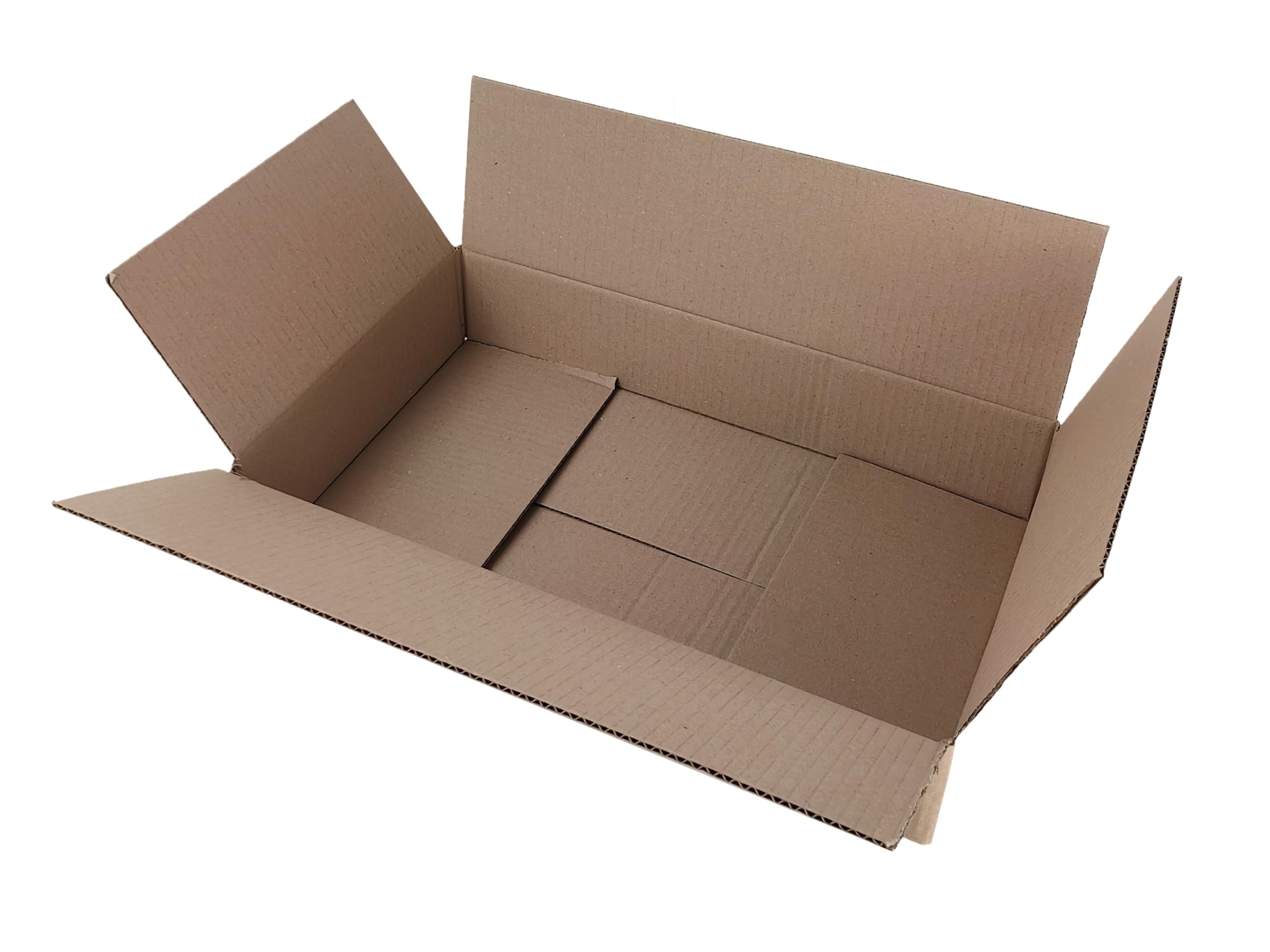 MEG4TEC Cardboard Shipping Small Parcel Boxes 15.5 x 9.4 x 2.8 Inches – RSC Single Wall Corrugated Medium Postal Mailing Boxes, Recyclable, Easy to Assemble (50)