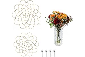 Elegant 2Pcs Floral Grid for Vase - Your Floral Arrangement Savior