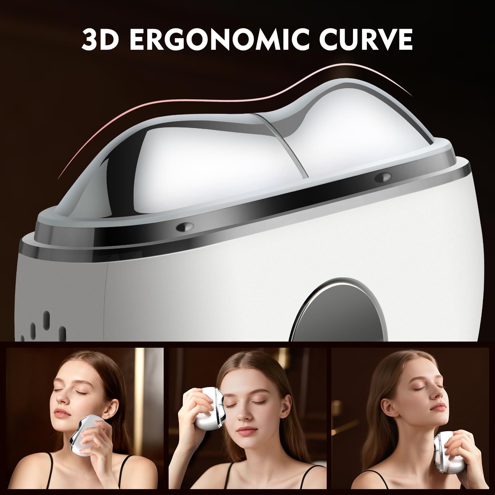 Electric Gua Sha Face Massager, 7-in-1 Red Light Therapy Facial Scraping