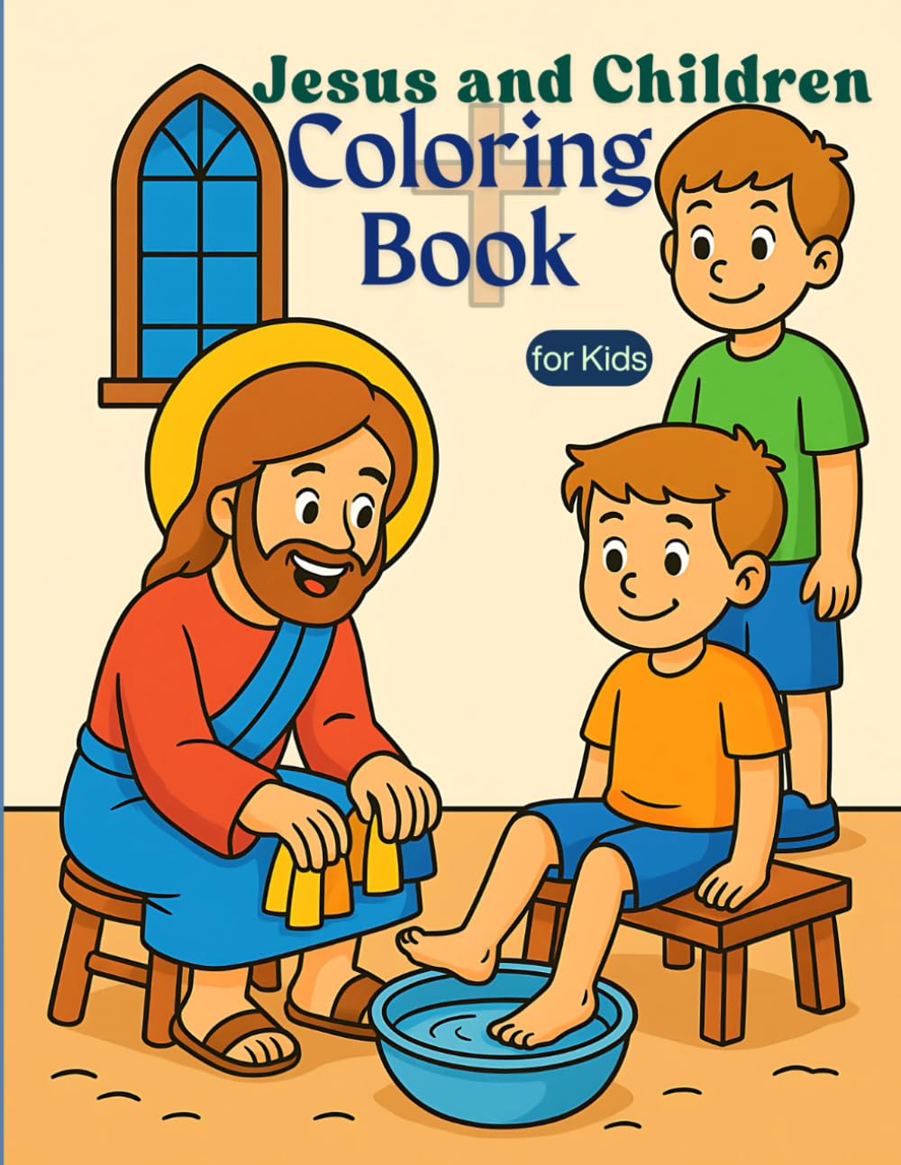 Jesus and Children: A Christian Coloring Book for Kids