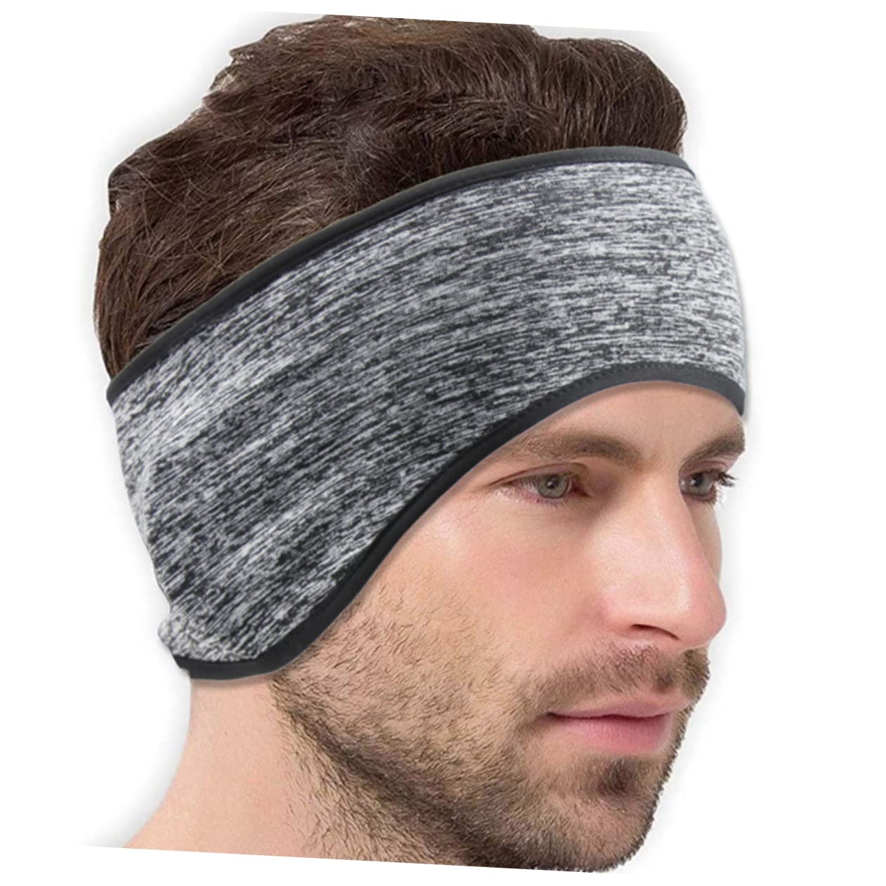 INOOMP 15 Pièces Protection auditive Sports d'hiver chouchous pour Femmes Bandeaux de Cheveux pour Femmes Bonnet Hiver Casquette Chaude cagoules Homme Cache-tête Bandeau pour Courir Yoga