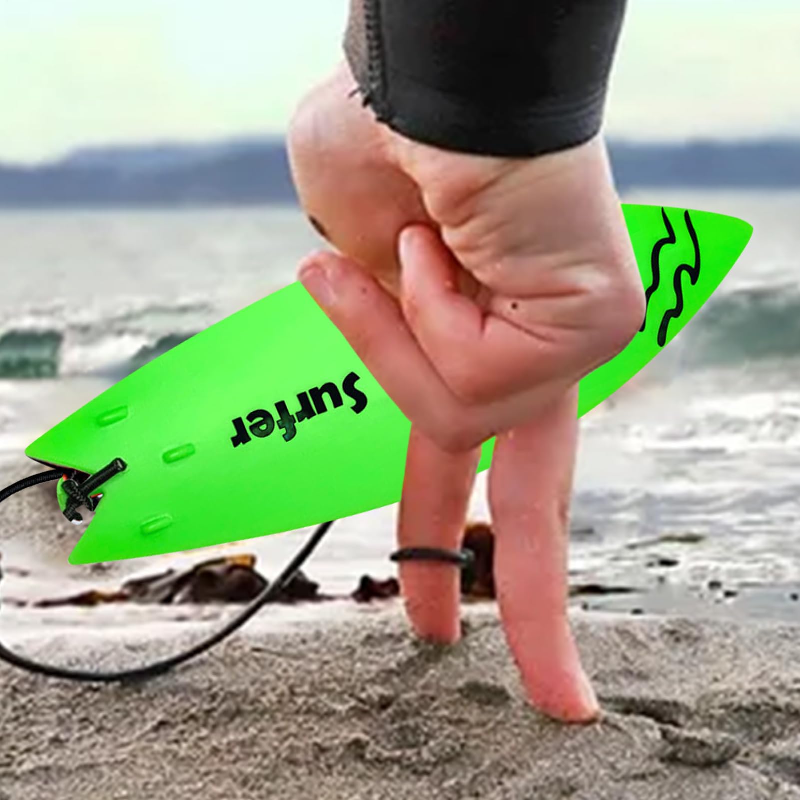 Generico Tabla de Surf Finger Wind - Mini Tabla de Surf para Dedos, portátil Creativo para Ventana de Coche | Teclado Ligero para Ventana de Windsurf en el Coche, diversión an