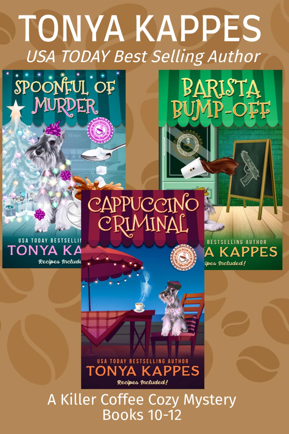 A Killer Coffee Mystery Series Books 10-12 (Tonya Kappes Books Cozy Mystery Collections)