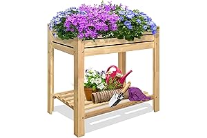 Cedar Raised Garden Bed Kit: Grow Vegetables, Herbs, and Flowers Outdoors
