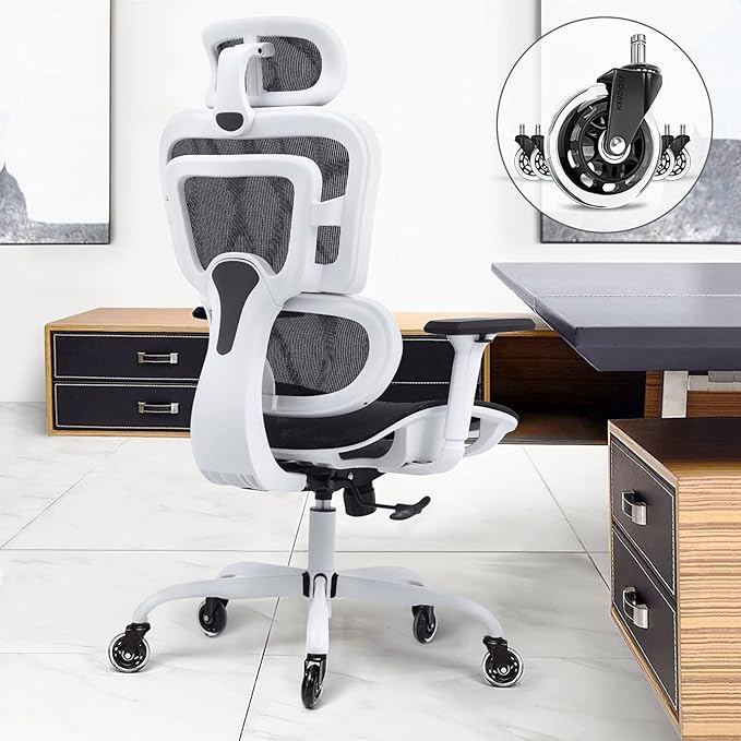 KERDOM Ergonomic Office Chair High Back Desk Chair Breathable Mesh