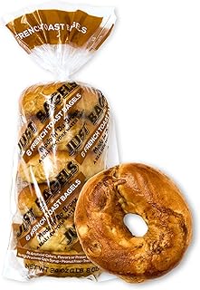 Just Bagels French Toast Bagels - 4 Packs Of 6 Bagels Per Pack - 24 Total Non-GMO