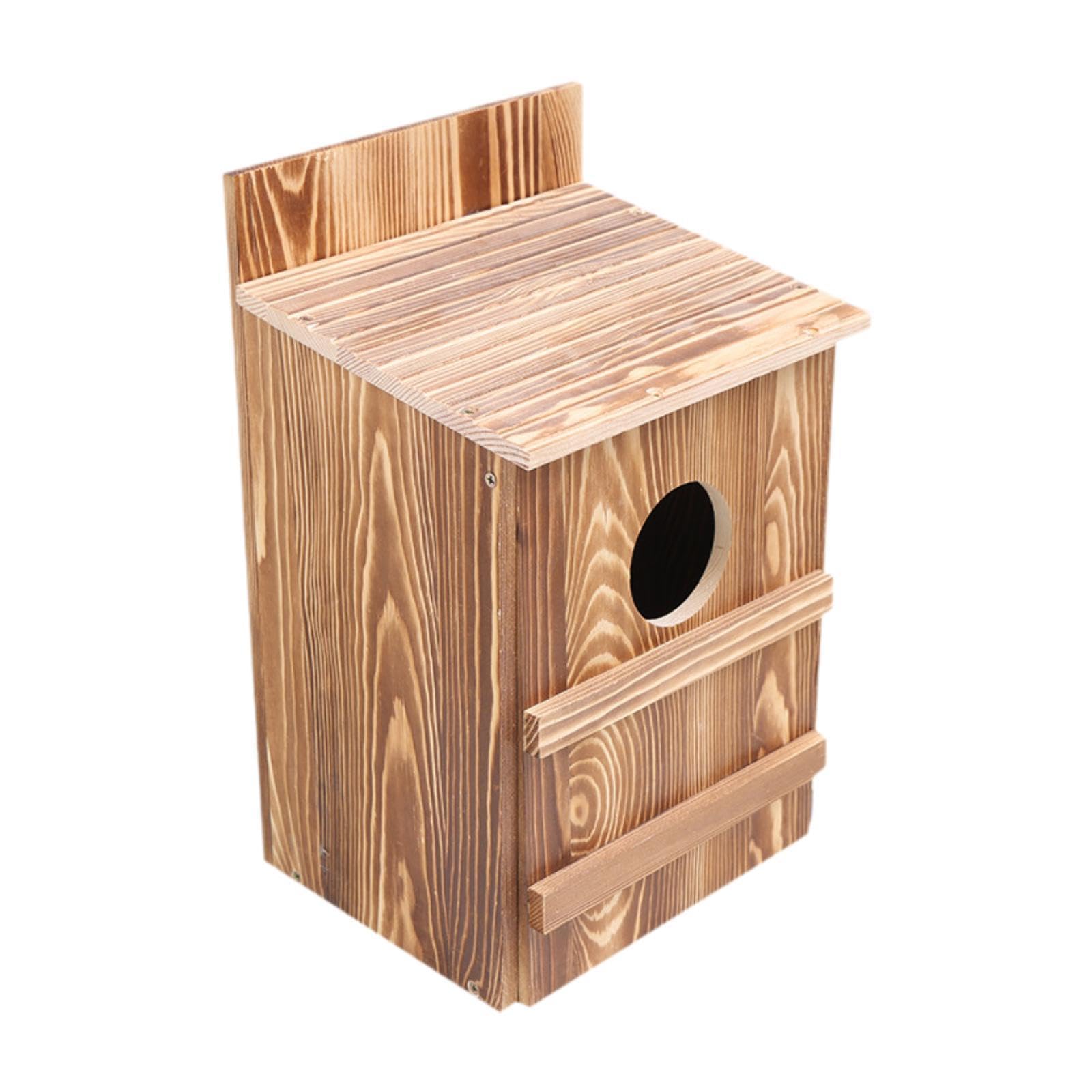 Boîte d'oiseau ventilée en bois MagiDeal pour terrasse
