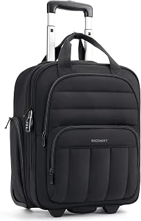 BAGSMART 16 Inch Underseat Carry-On Luggage with Laptop Compartment, Airline-Approved Rolling Suitcase