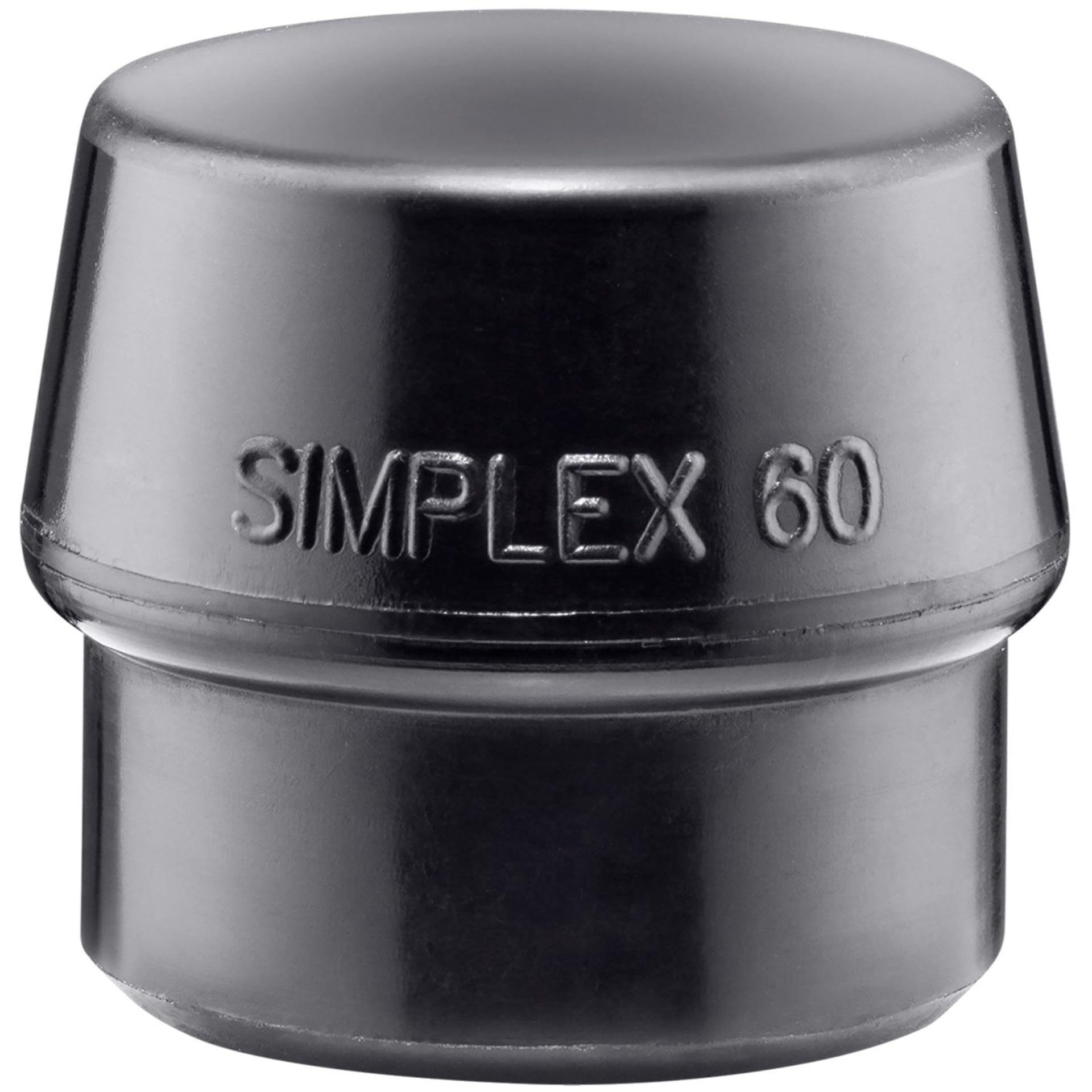 Halder Simplex Replacement Insert, Medium-Hard Rubber, Odorless, Ultra Low-Wear, Black, 60mm, 2.36 in., 7.23 Oz.