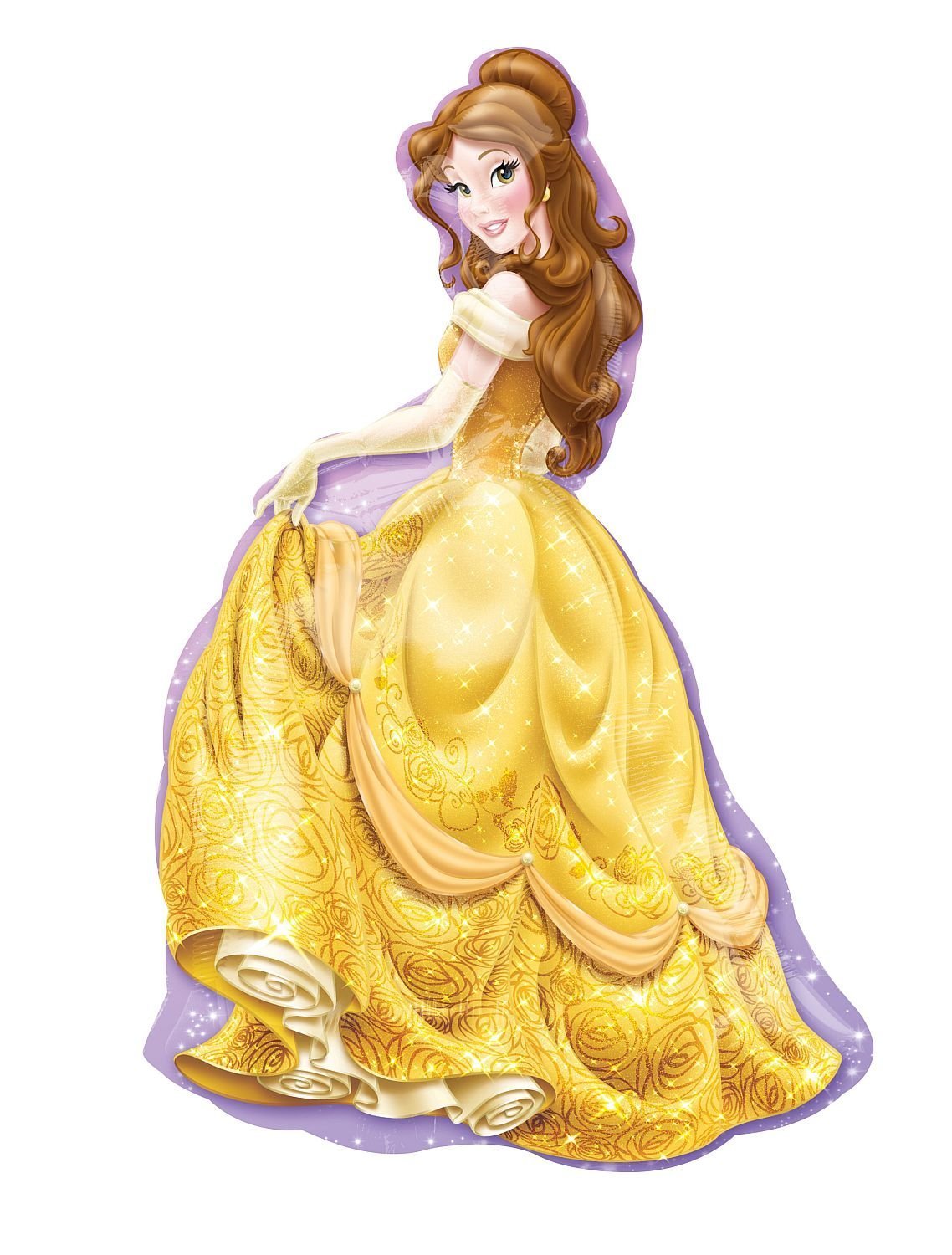 Amazon | ディズニープリンセス ベル シェイプ フォイルバルーン 32 