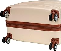 Vista 57 de Rockland Melbourne - Maleta de viaje, rígida y expansible, con ruedas giratorias, Champán