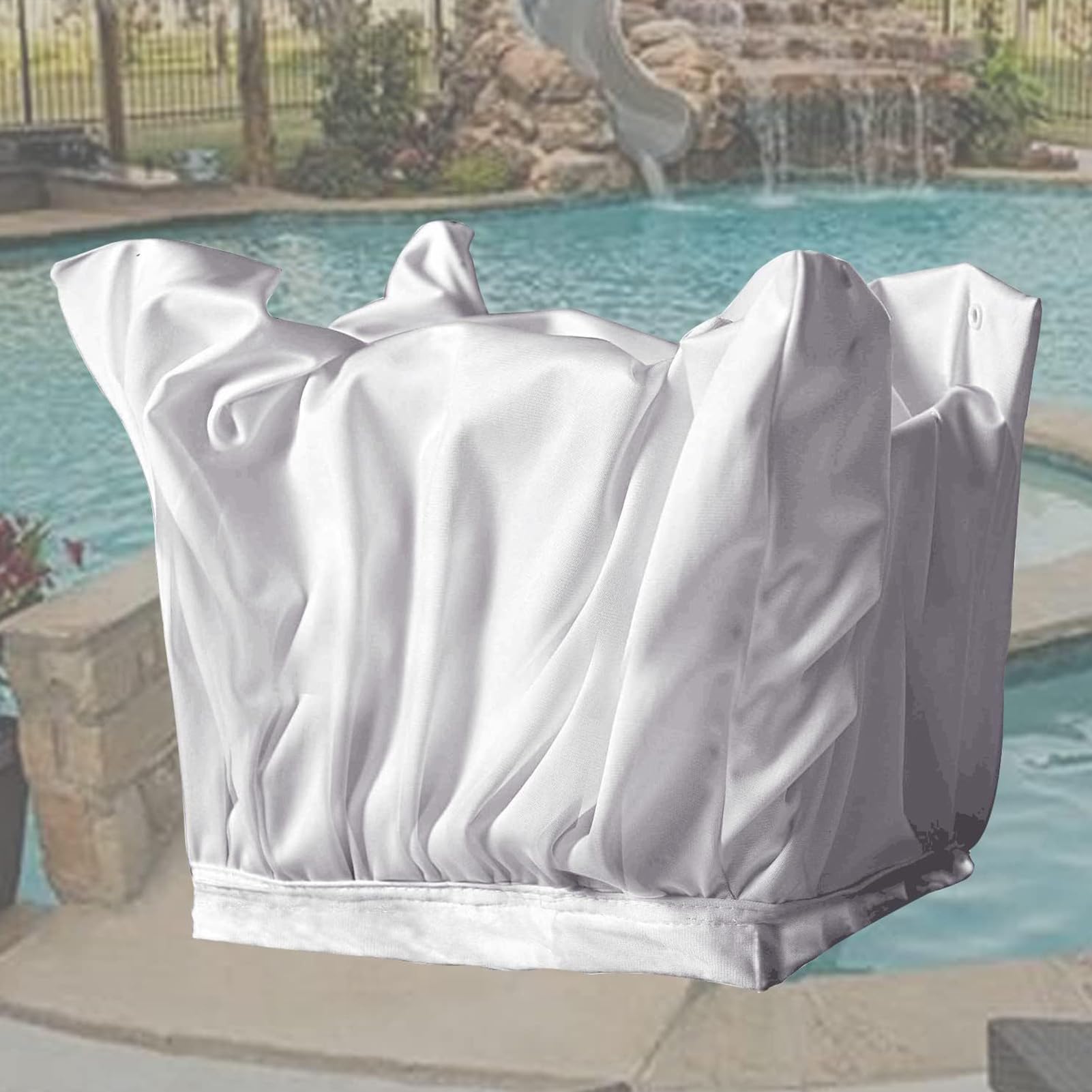 Reemplazo de bolsa de filtro para robot limpiador de piscina, bolsa de filtro lavable de tela duradera con doble filtrado fino a prueba de residuos, compatibilidad universal para limpiadores fuera del