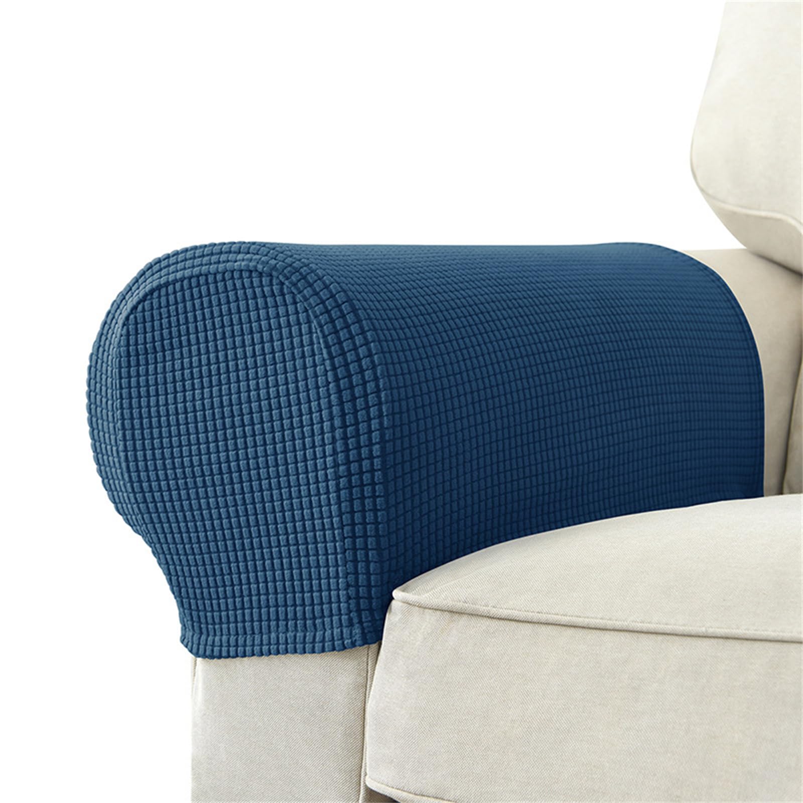 NEWFT 2pcs Plushes Sofa Armrest Covers Enhances Protections for Chair Arm, Machine Washable Furniture Arm Protections Couch Slipcovers