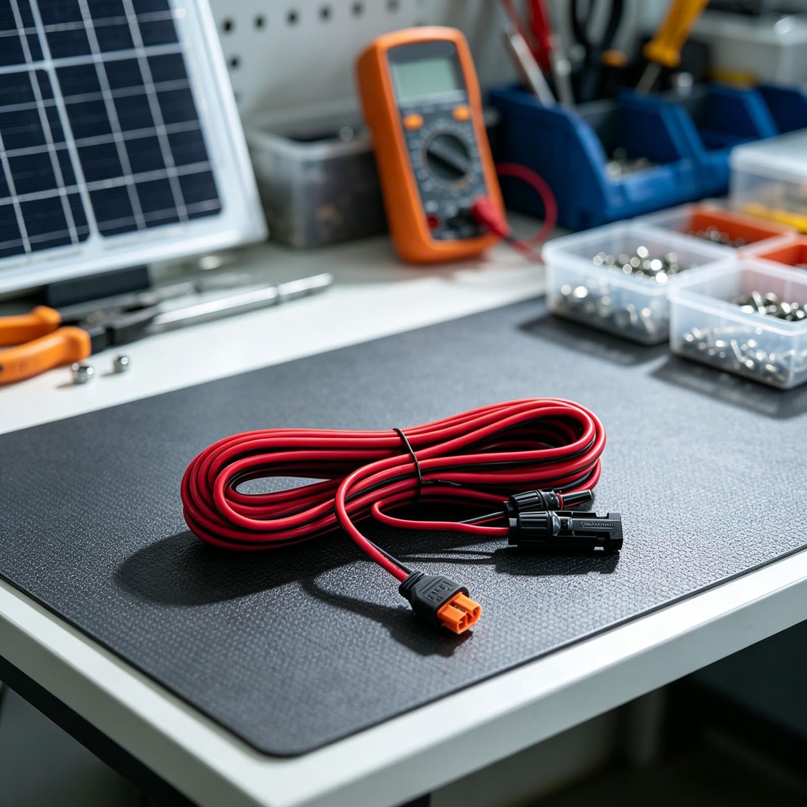 Przenośny kabel wejściowy solarny z adapterem żeńskim XT60i 12, 5