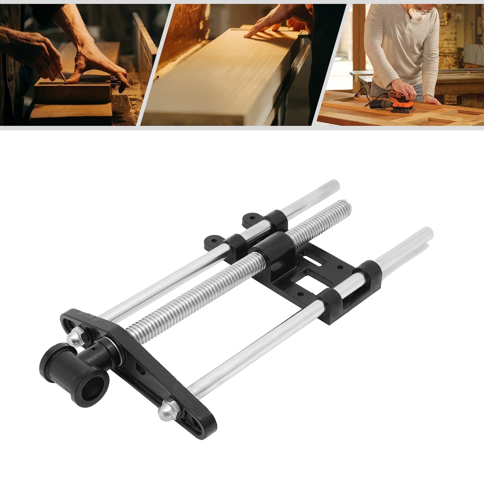 Imadło do drewna, 260 mm, imadło do drewna, 9 kg, do prac z drewna, hebli, ławeczek, zacisków, robotników, imadła