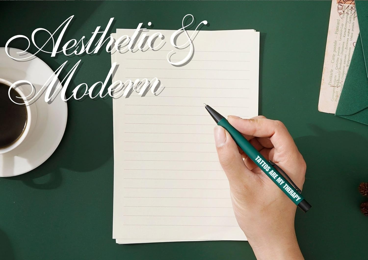 InnoBeta Tattoo Artist Gifts Ballpoint Pen Set of 4, Funny Gifts for Birthday, Christmas - Image 3