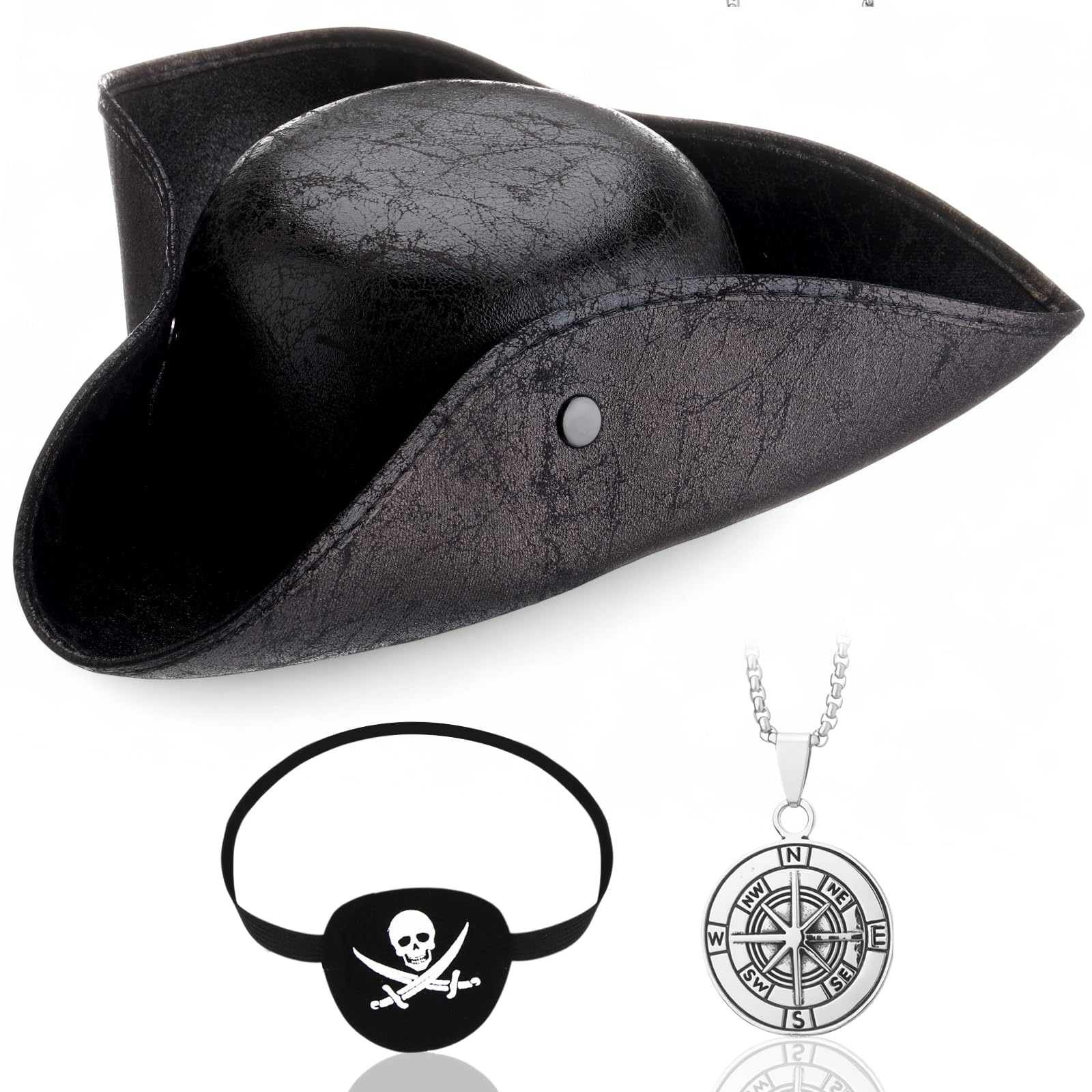Chicingyou Halloween Pirate Hat Costume Accessories