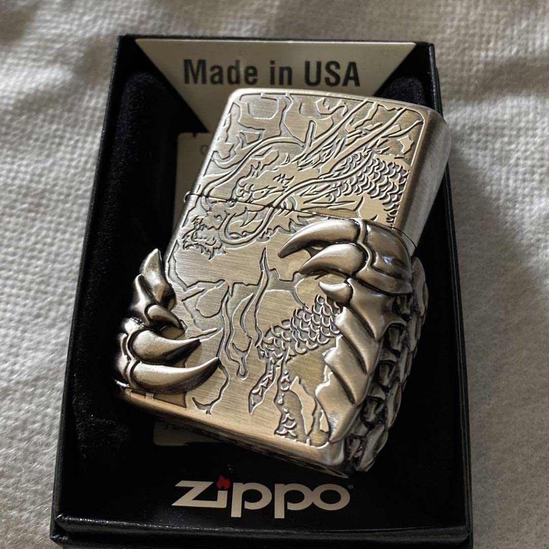Amazon.co.jp: ZIPPO 龍の爪 ドラゴンクロウ ニッケル古美仕上げ 