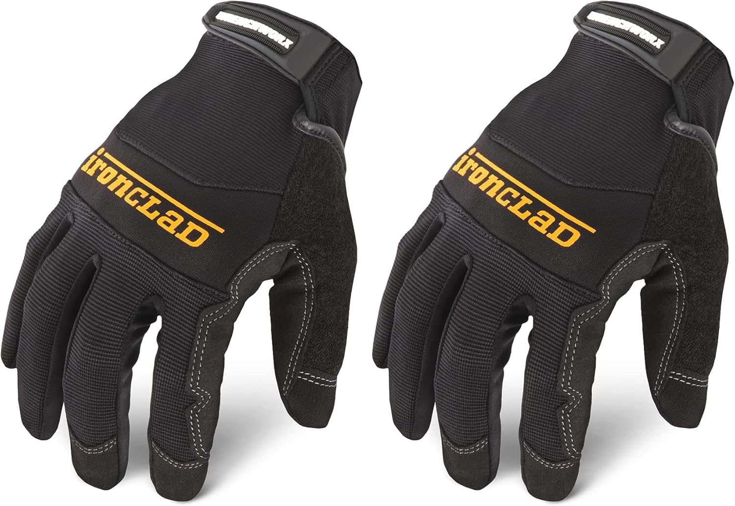 Ironclad WWX2-05-XL Wrenchworx Glove with Oil & Gas Resistant Palms, X-Large Black (Pack of 2)