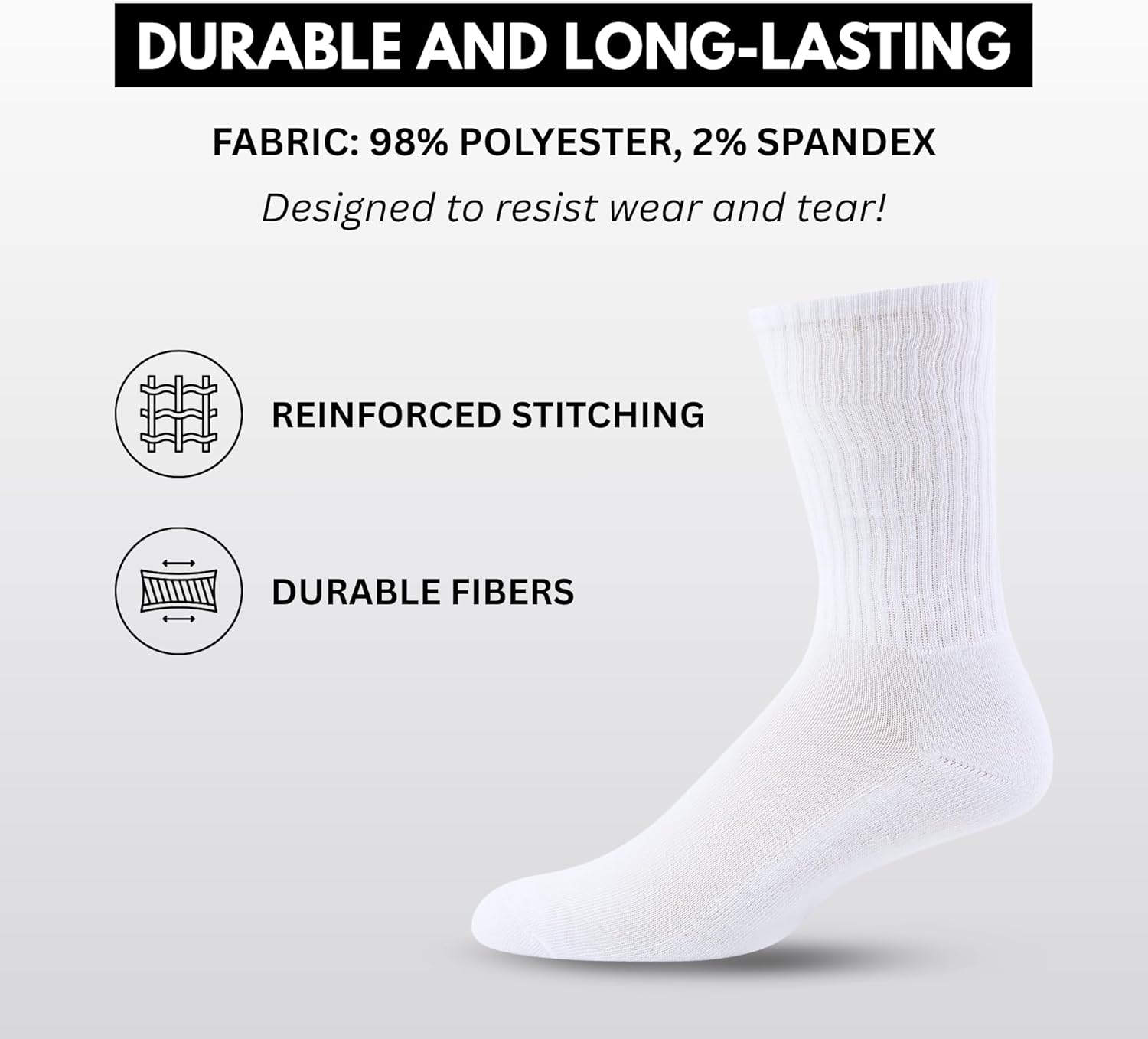 2 pack...True Religion Mens 3  Pairs Crew Socks for Men Premium Athletic Men's Socks, Shoe Size S/M