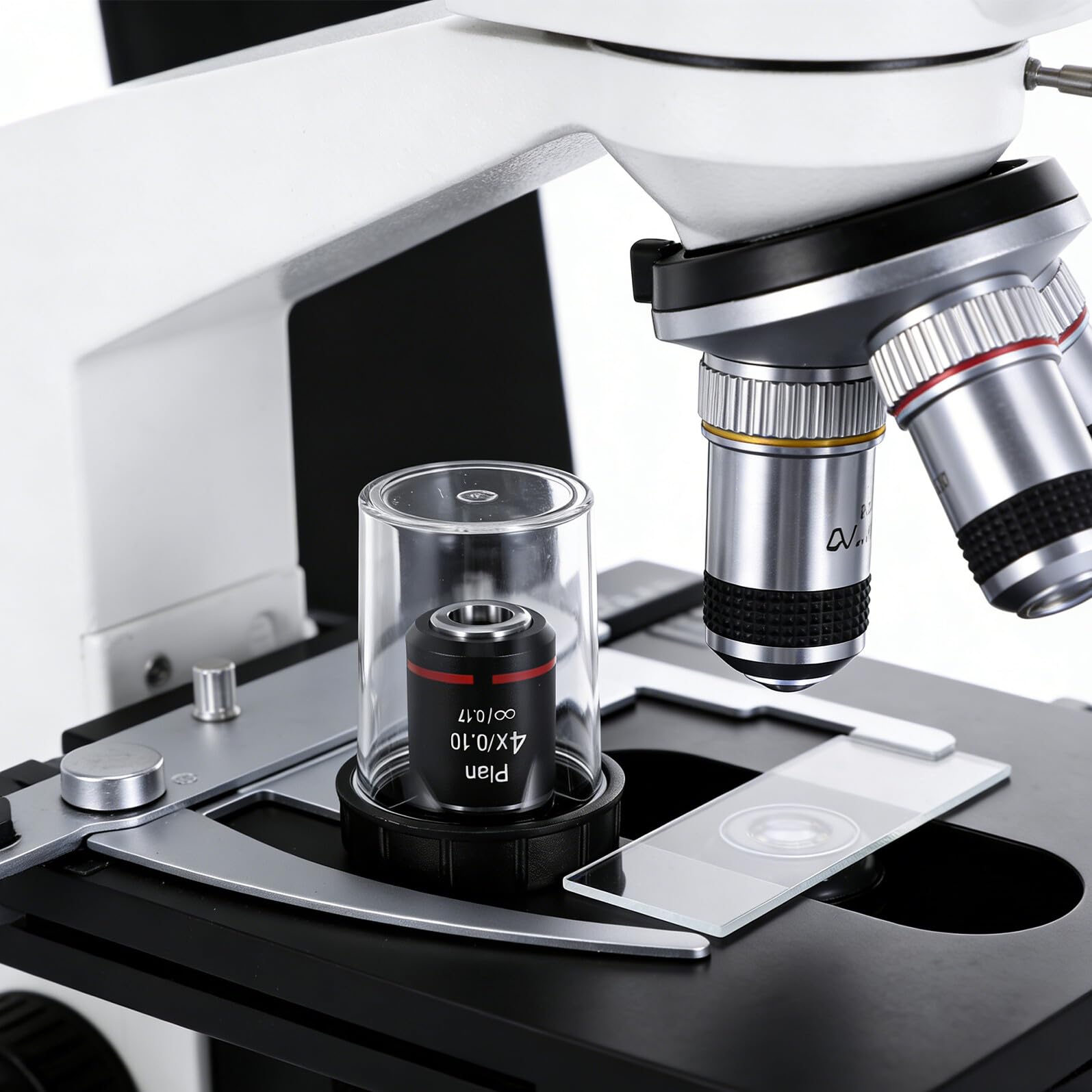 Plan Soczewka Mikroskopowa Biologiczna Obiektyw Do Mikroskopów Laboratoryjnych Bezpieczna Odległość Obserwacji i Korekcja Kolorów Do Badań Histologicznych i Komórkowych