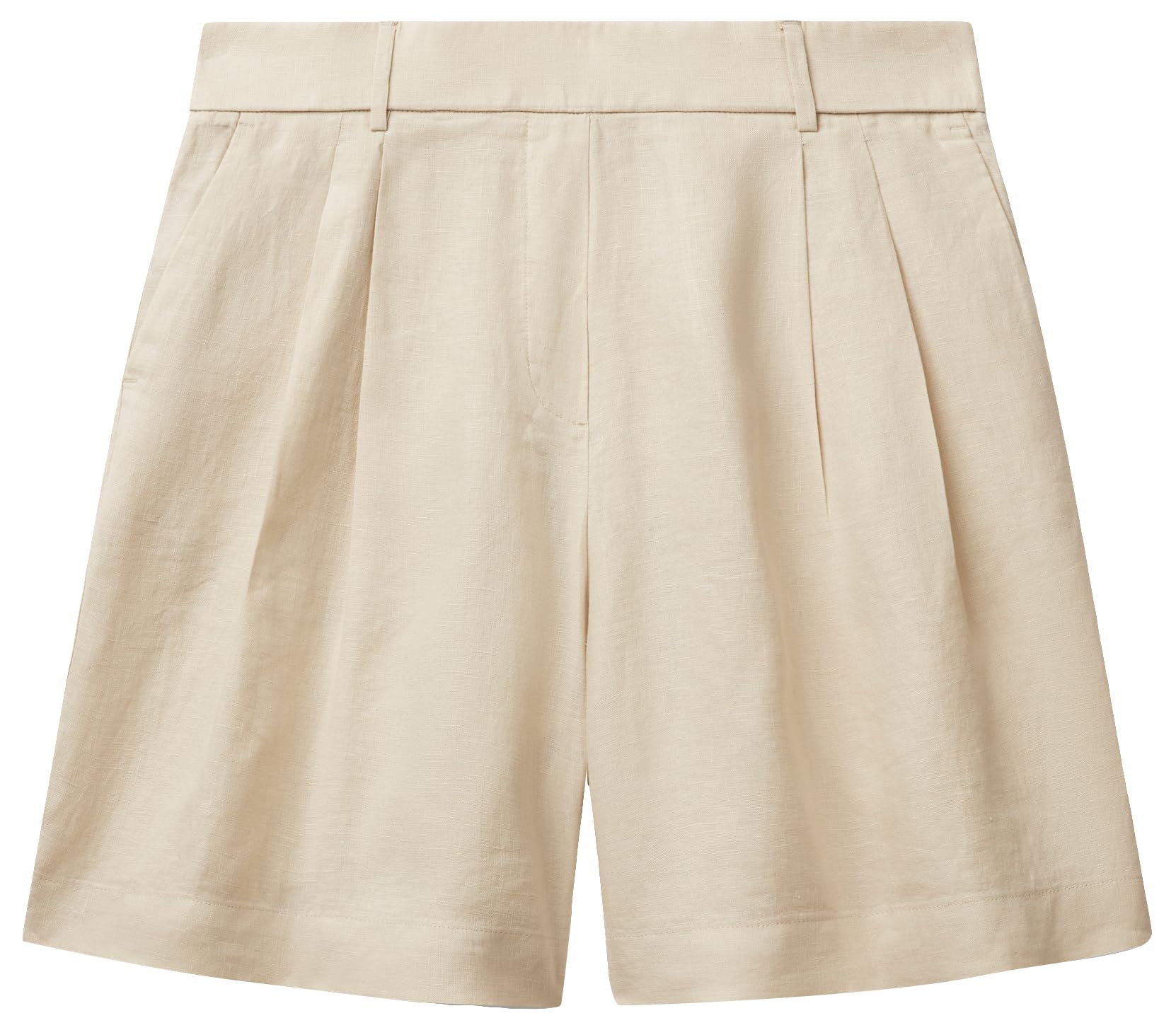 United Colors Of Benetton Women's Beige Bermuda 4Aghd901v Trousers, S S