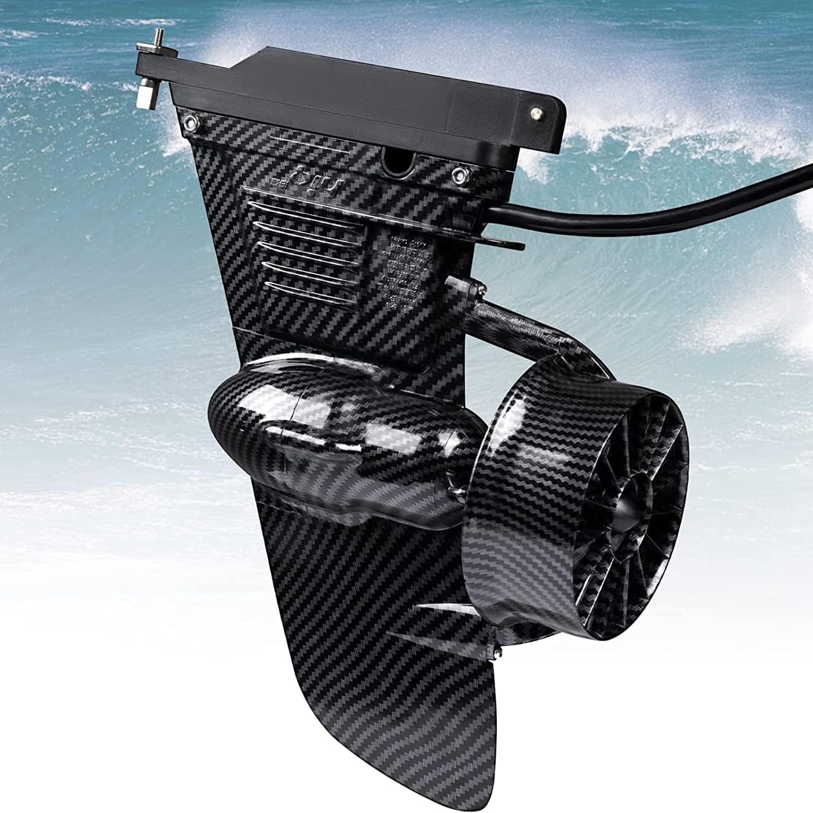 SUP Electric Fin Underwater Thruster, 24V Electric Surfboard, Adjustable Speed, Equipped with Remote Control, for Surfboard Electric Sup Stand Up Paddle