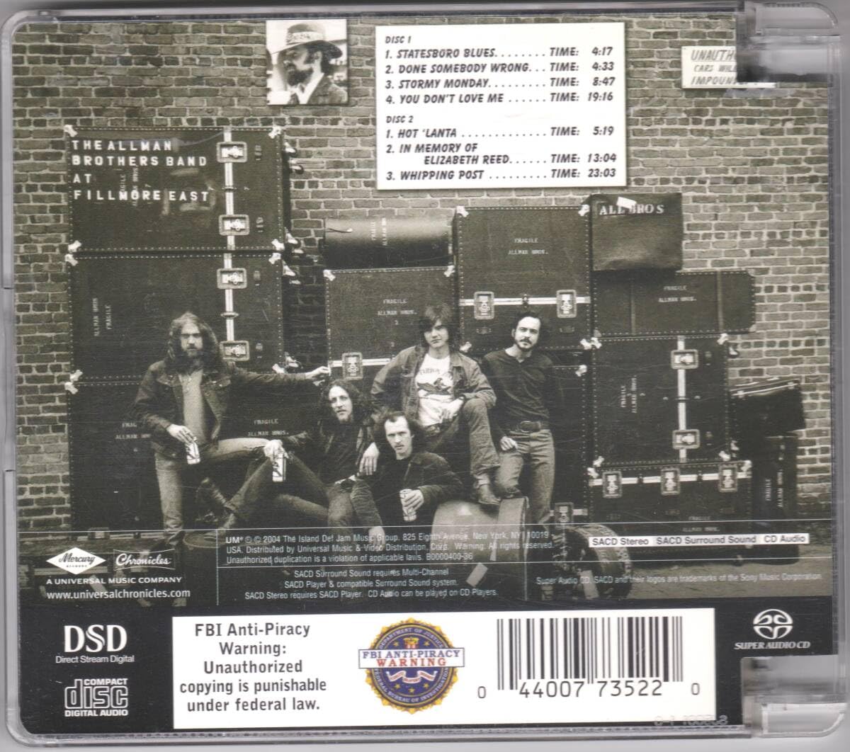 Amazon.co.jp: ☆THE ALLMAN BROTHERS(オールマン・ブラザーズ) BAND