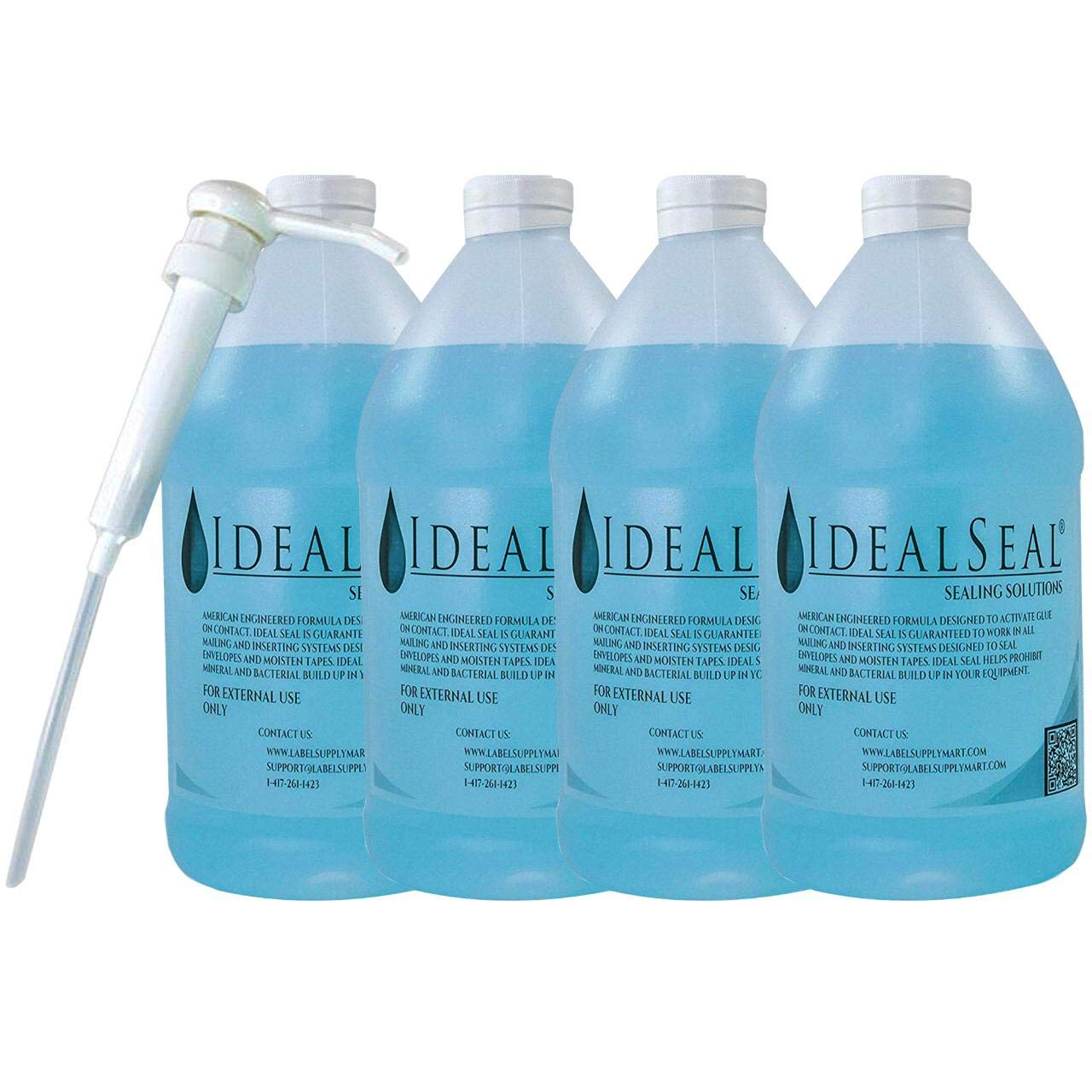 Compare to PB E-Z Seal Item #608-0 4 Half Gallons of Sealing Solution DM Series Mailing Systems (Free Pump)