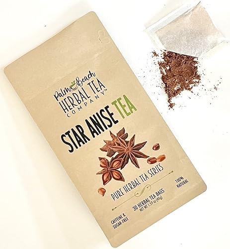 Miniatura 7 de Palm Beach Medicinal Herbs - Té de anís estrellado - Serie de té de hierbas puras, 30 unidades