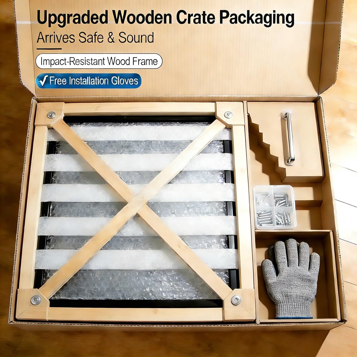 Premium Dachfenster für Wohnraum & Wintergarten, Lichtdurchflutetes Oberlicht für Dachboden & Tiny House. Wärmeisolierte Glasluke zur Belüftung(L65xW70cm)