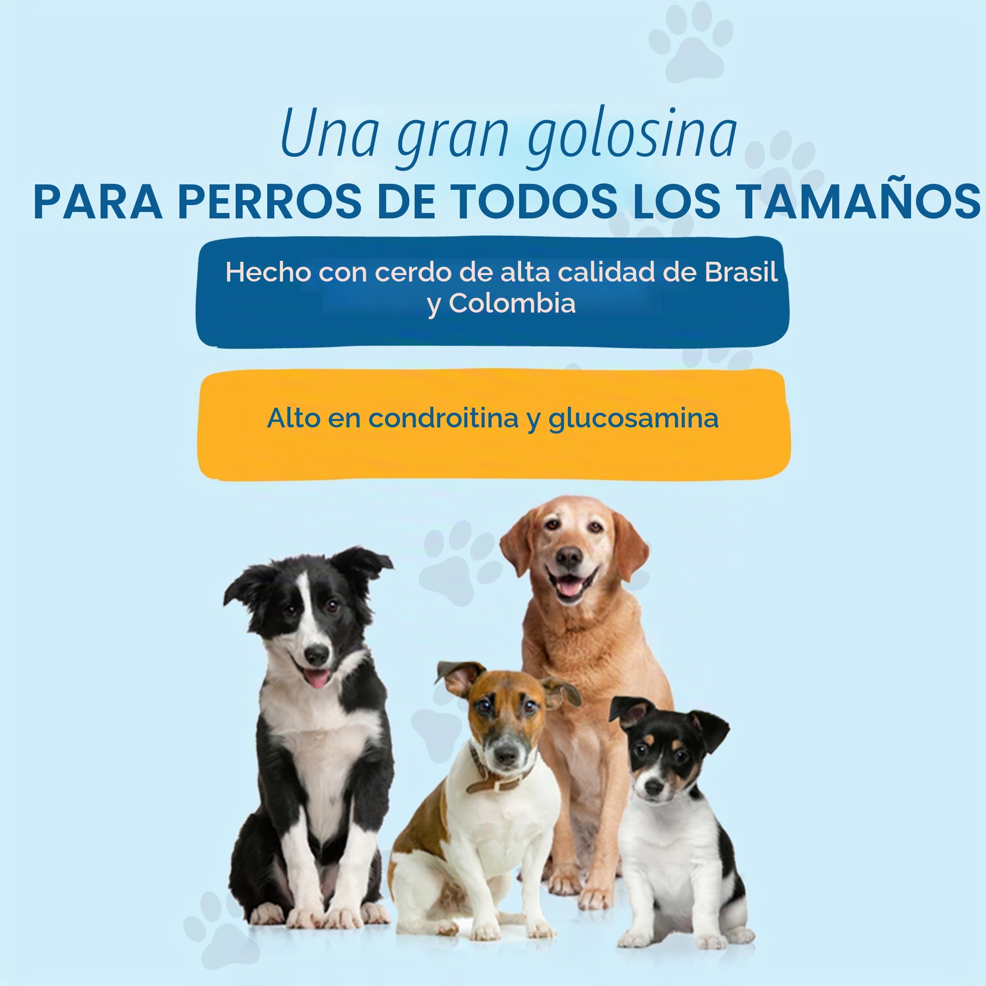 123 Treats - Orejas de Cerdo Enteras para Perros masticables - Orejas de Cerdo 100% Naturales golosinas para Perros (30 Unidades)