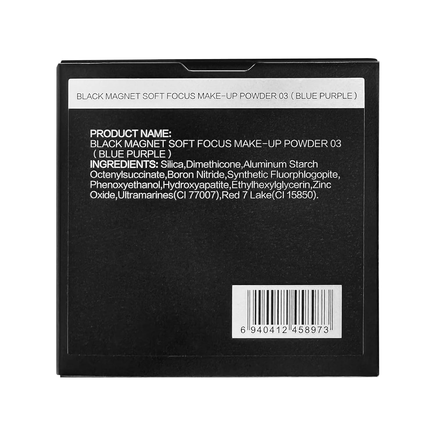 CARSLAN 2.0 Black Magnet Soft Focus Make Up Powder, Waterproof Loose Setting Powder, 24H Longlasting, Oil Control, Talc-Free Face Powder, 03 Light Purple For Sensitive Skin, 0.28Oz - Image 4