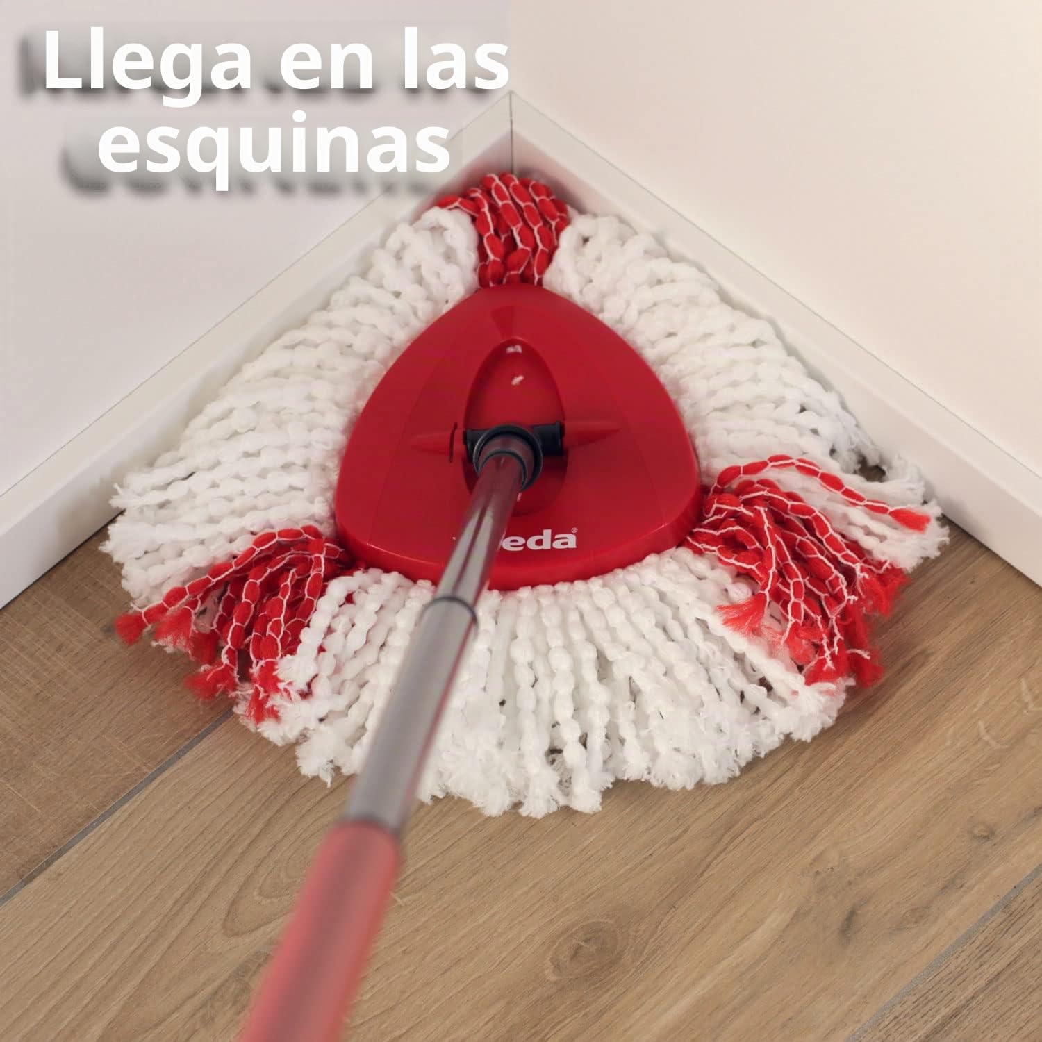 Vileda Turbo EasyWring & Clean - Juego Completo de Accesorios y Funda Turbo, Color Rojo y Gris