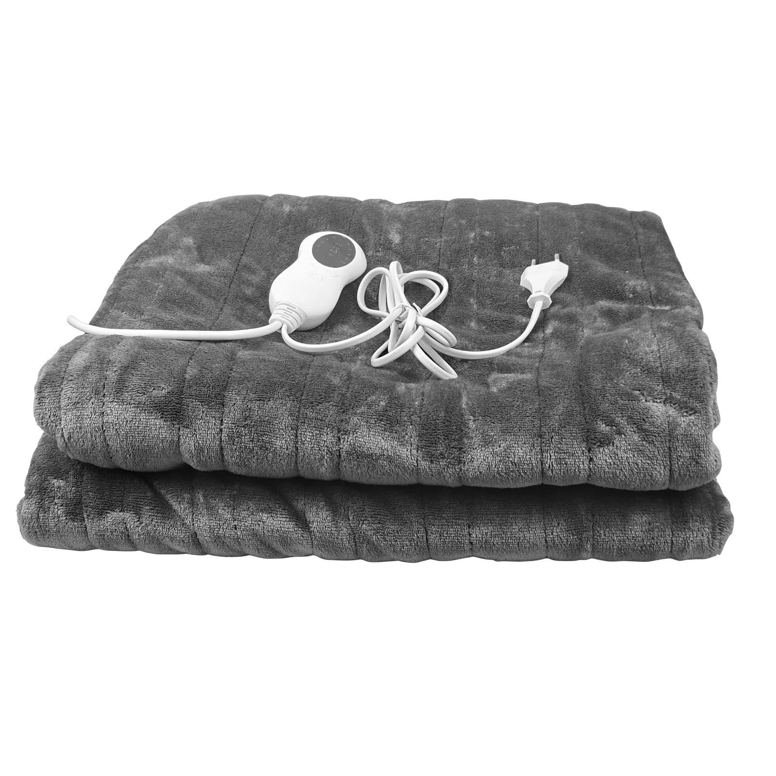 Manta Electrica 180 x 130 cm - 10 Niveles de Calor, Apagado Automático 8 Horas, Protección Sobrecalentamiento, Lavable a Máquina, Ideal para Cama, Sofá, Oficina, Regalos Originales para Mujer