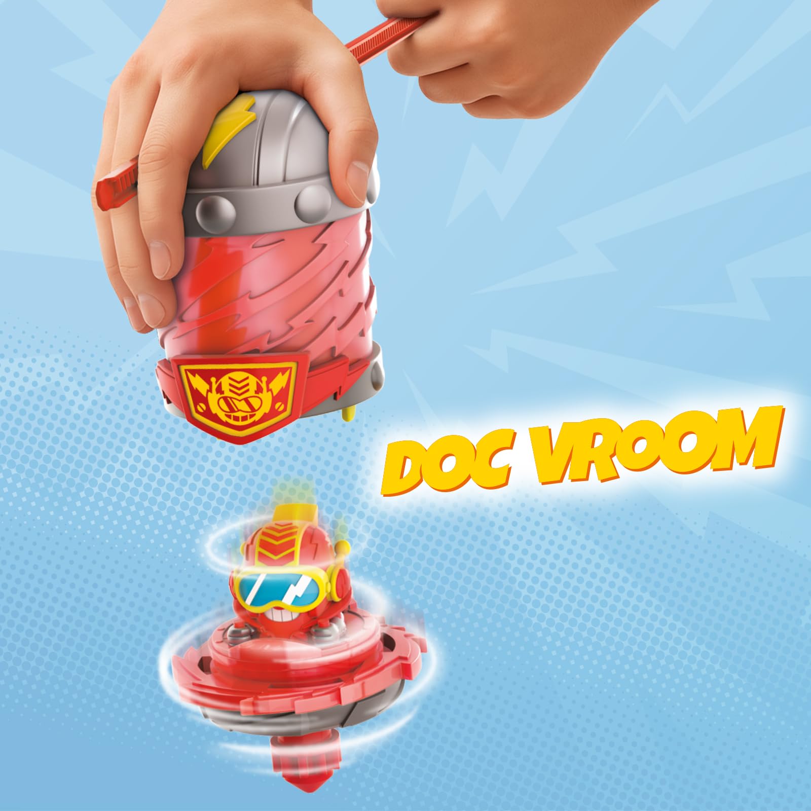 SUPERTHINGS KAZOOM Power – Kazoom Spinner – Doc Vroom. Incluye 1 Cápsula Kazoom, 1 peonza Kazoom y 1 Tira. — view 5
