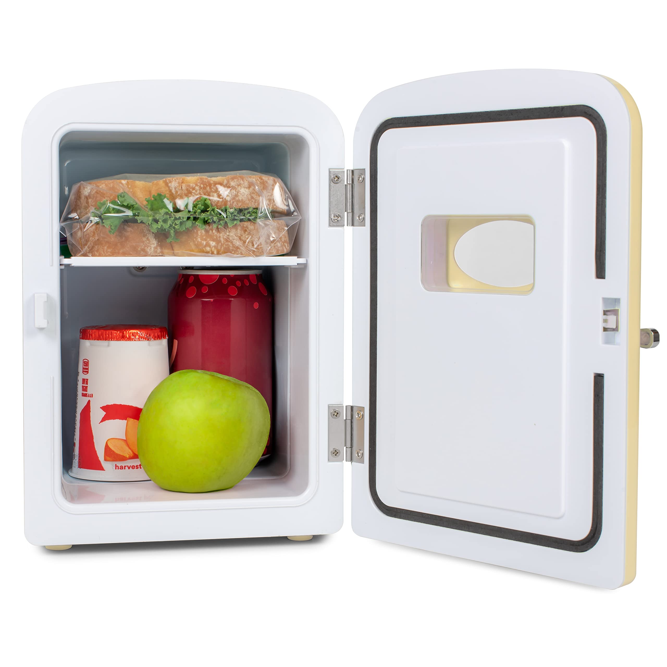 nostalgia retro 6 can personal fridge