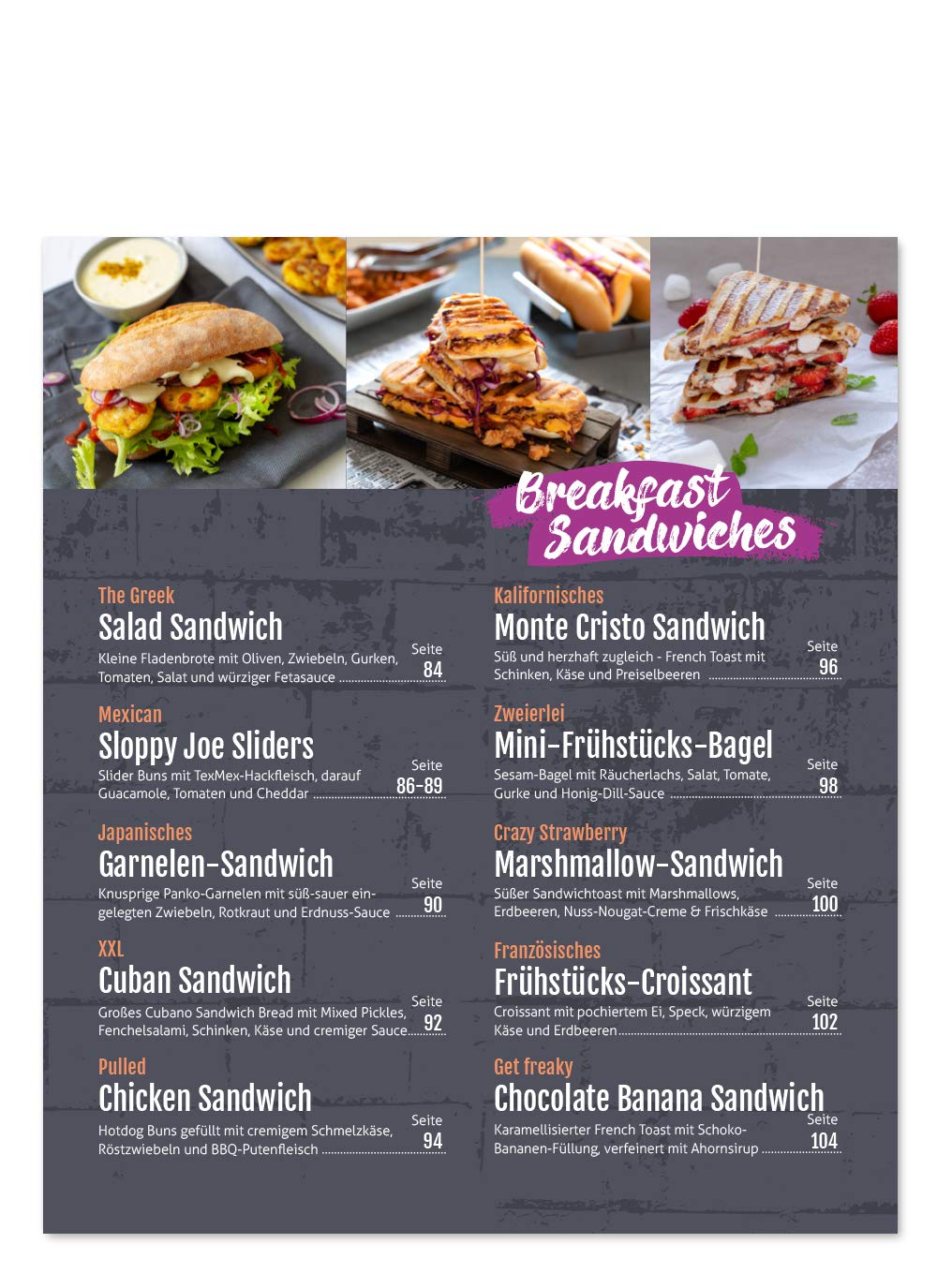 MixGenuss: I LOVE SANDWICH: Kreative Rezepte aus aller Welt für den Thermomix!