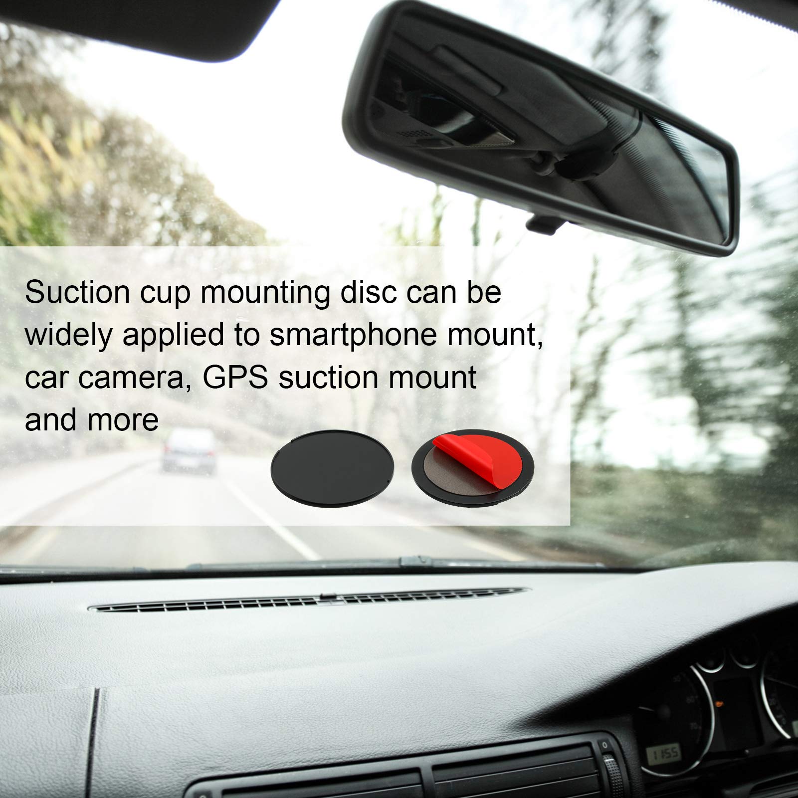 Buy 8 Pieces Disc Dashboard Pad Suction Cup Mounting Disc Adhesive